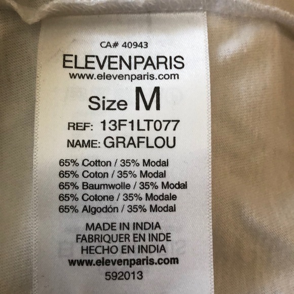 Eleven Paris Jesus Loves Wolves Men’s Graphic Tee T-Shirt M - Picture 9 of 9